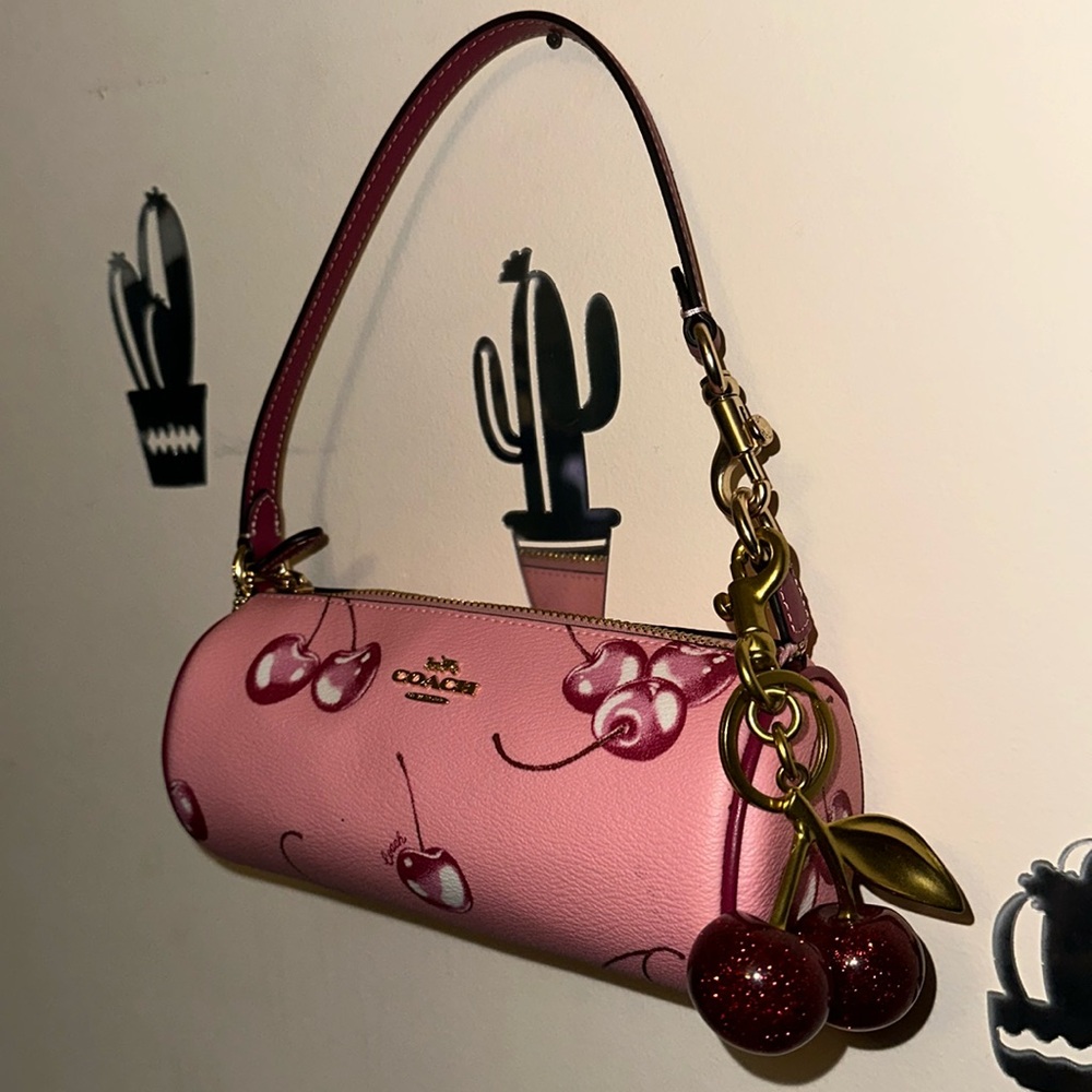 Coach cherry barrel bag